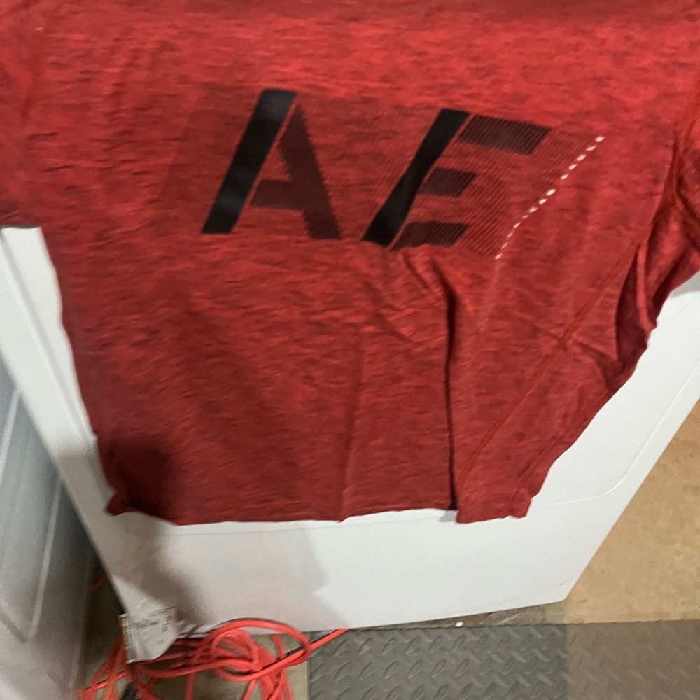 Red M American Eagle t-shirt